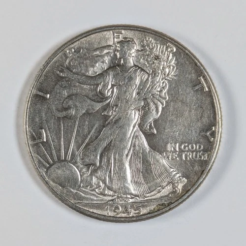 1945 Walking Liberty Half Dollar — photo from the most recent tracked eBay sale