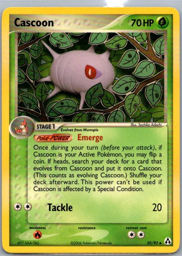 Cascoon 30/92 Uncommon Legend Maker NM