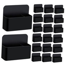 20 Pack Magnetic Dry Erase Marker Holder Bulk Whiteboard Magnetic Marker Black