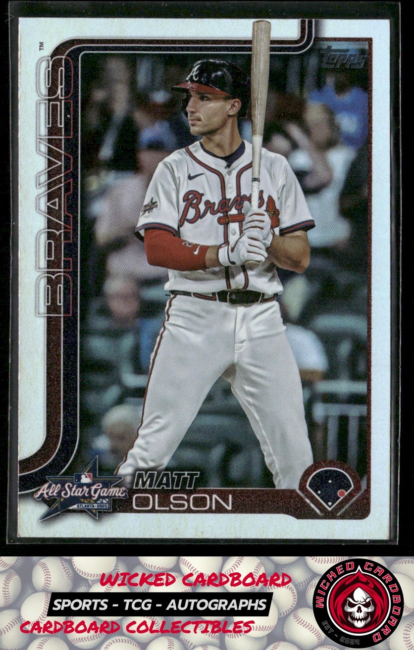 Matt Olson #ASG-49 Baseball Cards 2025 Topps Update All-Star Game trading card — raw and PSA graded price guide