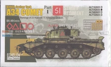 ECH352025 1:35 Echelon Decals - A34 Comet of 11th Armoured Division Pt 1