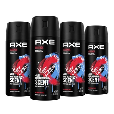AXE Body Spray Deodorant for Long Lasting Odor Protection Essence Black Peppe...