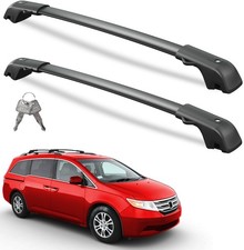 Lockable Roof Rack Cross Bars 220lbs Compatible with Honda Odyssey 11-17