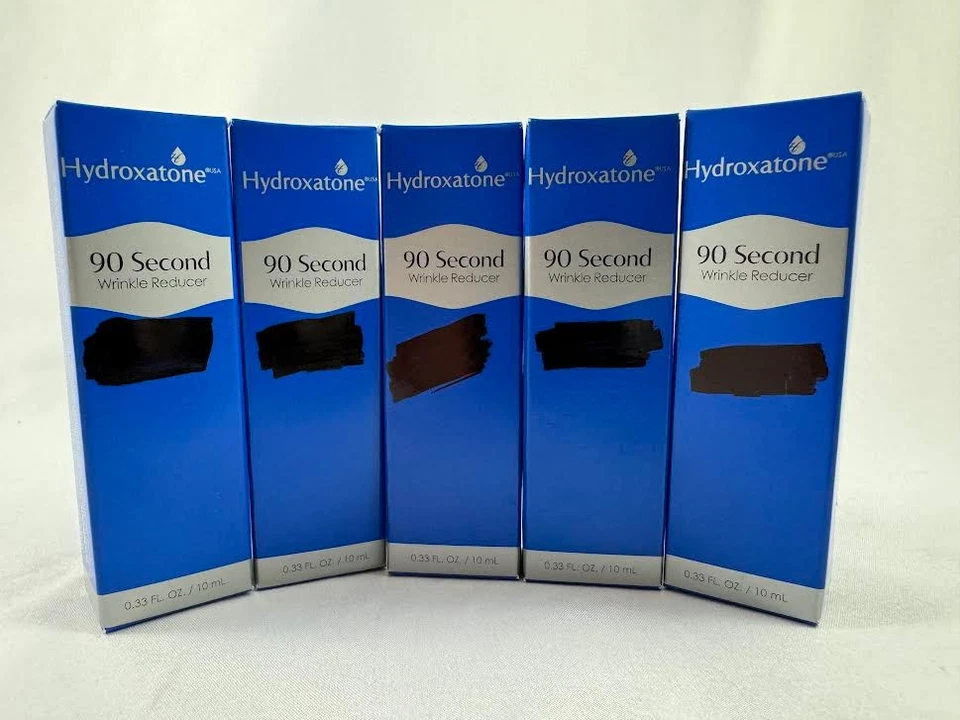 Lot Of 5 - Hydroxatone 90 Second Wrinkle Reducer 0.33 Fl. Oz Tube New & Sealed! - Image 2 of 4