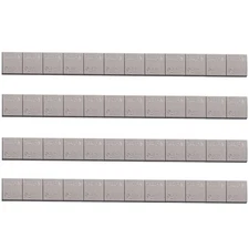 Stick on Wheel Weights 48 PCS 1/4 Oz 0.25 Oz Adhesive Backed Grey