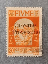 FIUME GOVERNO PROVVISORIO 20 Centesimi  