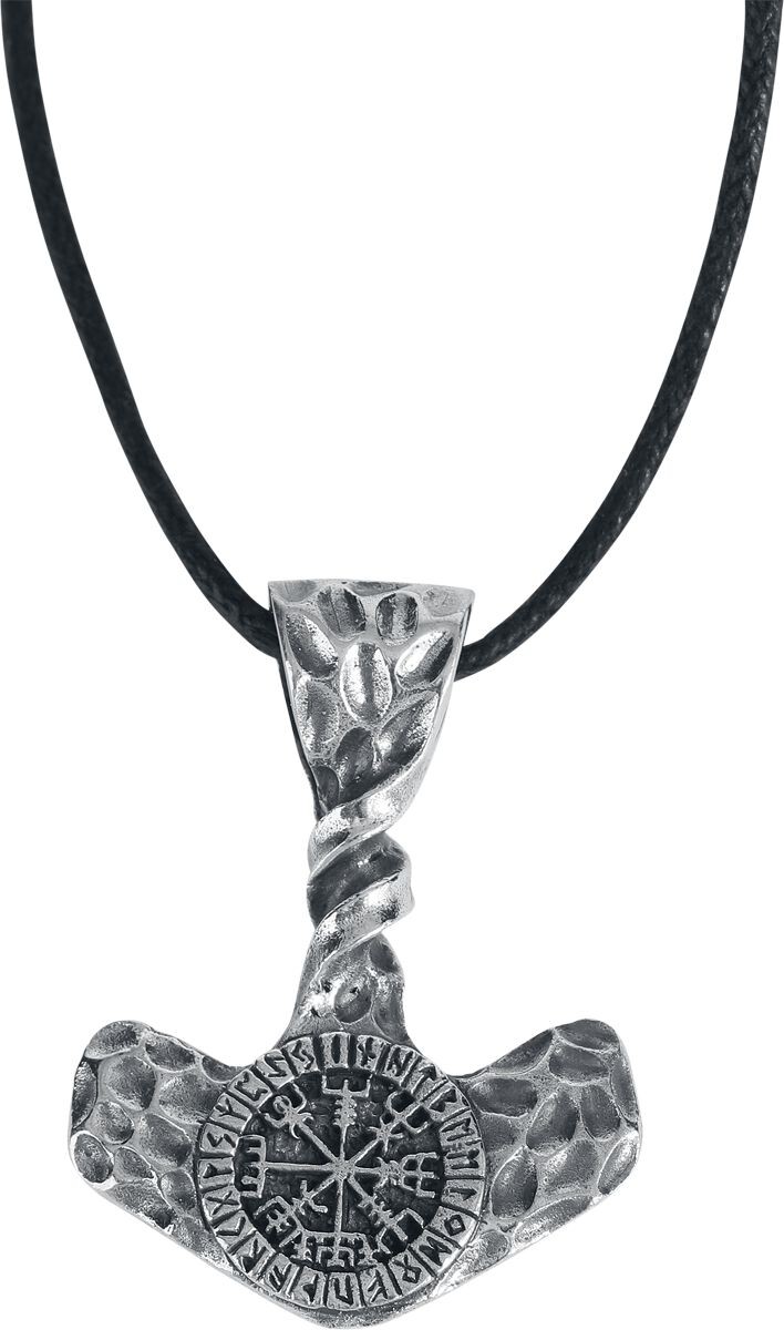 etNox magic and mystic Halskette унисекс от Thors Hammer schwarz/silberfarben