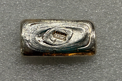 #ad VINTAGE MM 1.99 Troy oz .999 Fine Silver Poured Bar RARE $170.00