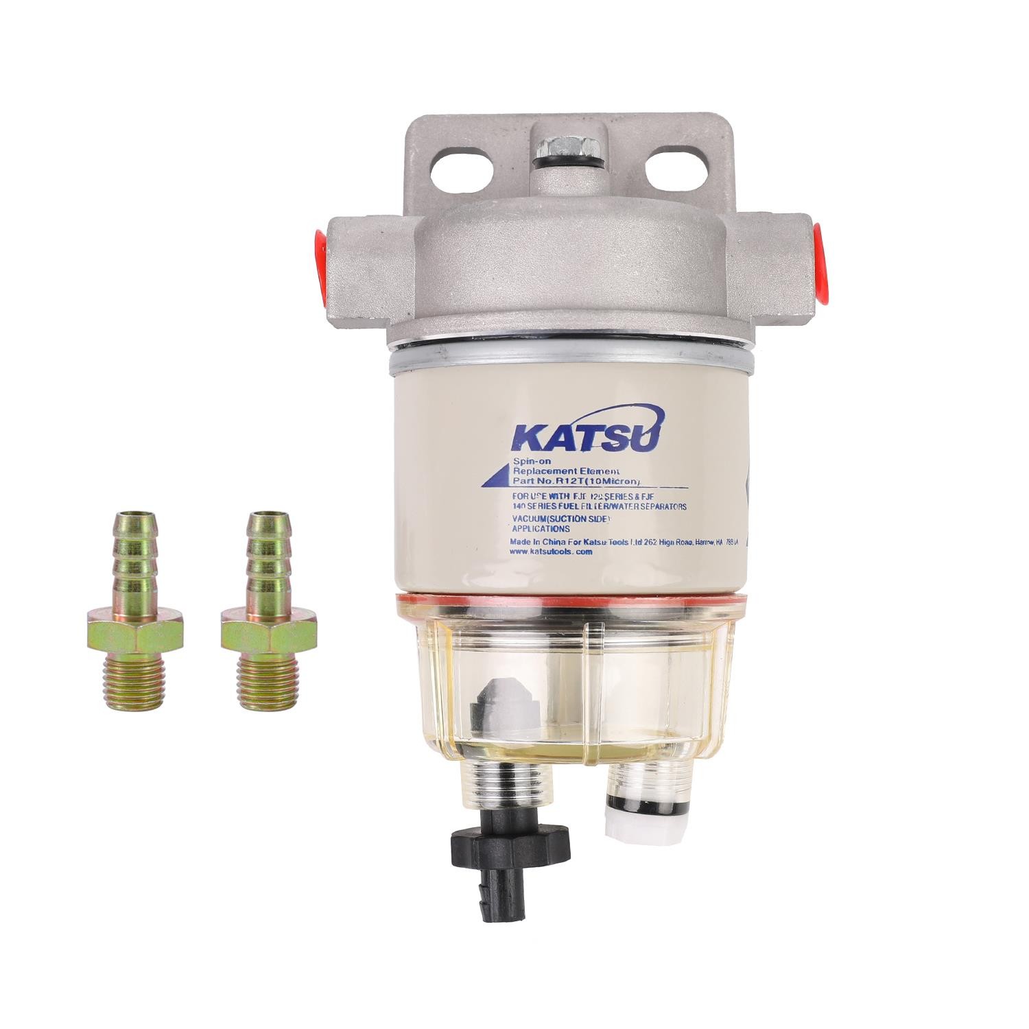 Fuel Filter Water Separator Trap Assy R12T