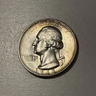 1948-S Washington Quarter GEM BU, TONED! 90% Silver 25c