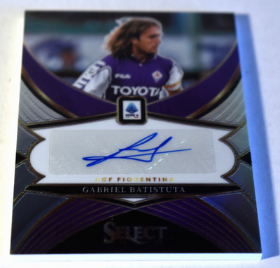 2024-25 Panini Select Serie A Signatures SE-GB Gabriel Batistuta