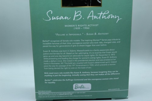 Mattel Barbie Inspiring Women Series Susan B. Anthony Doll Women's Rights (C7) - Picture 6 of 6