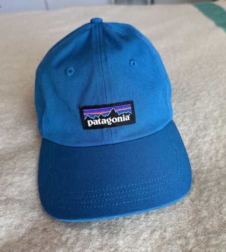Chapeau de baseball Patagonia homme femme coton bio sergé logo bleu PORTÉ DEUX FOIS - Photo 1/9