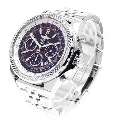 Breitling Bentley Motors A25362 49mm SS Black Dial Automatic Watch #C4002