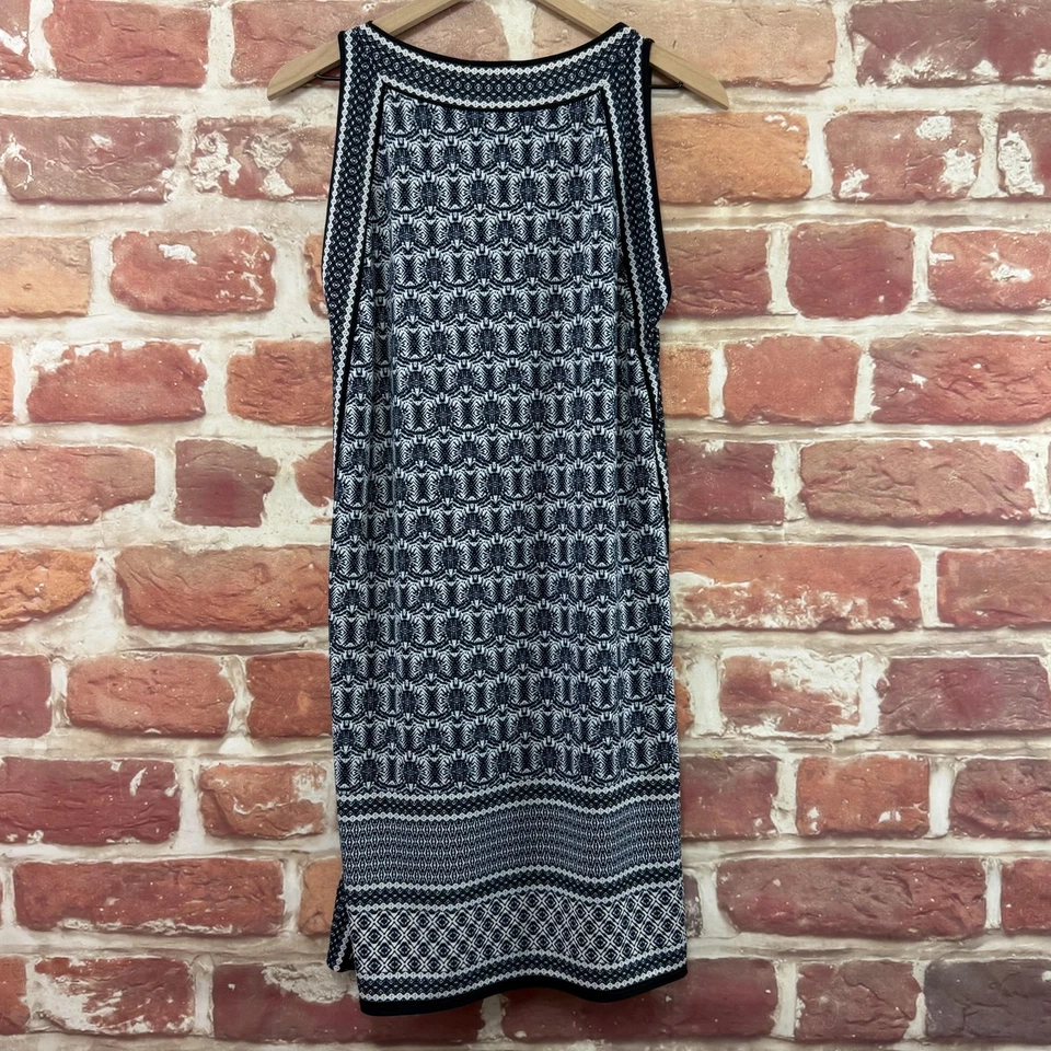 Vestido Max Studio Mujer Medio Azul Multicolor Boho Abstracto Rayas Informal Foto 2 de 4