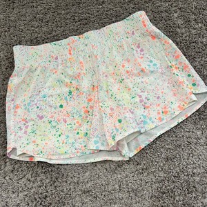 Tek Gear Kids 20 Plus White Splatter Print Athletic Shorts Built in Liner