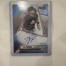 2025 Bowman's Best Tim Tawa Blue Refractor Auto /150 RC #B25-TT Diamondbacks