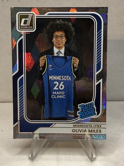 2026 Panini Donruss WNBA Olivia Miles #87 Rated Rookie CUBIC. Read