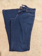 Vtg Bongo 90s Y2K Dark Wash Flare Leg Bootcut Denim Jeans Size 7