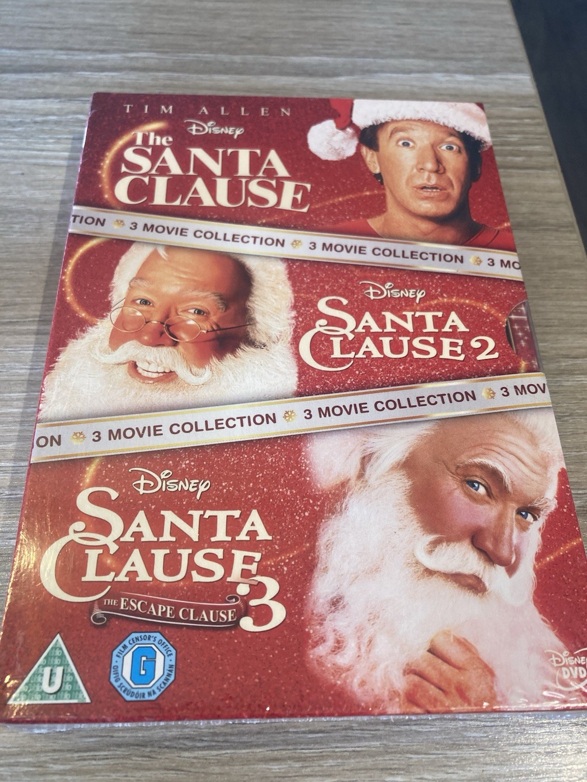The Santa Clause 1 2 & 3 DVD Tim Allen / Christmas Movies NEW SEALED (UK Version