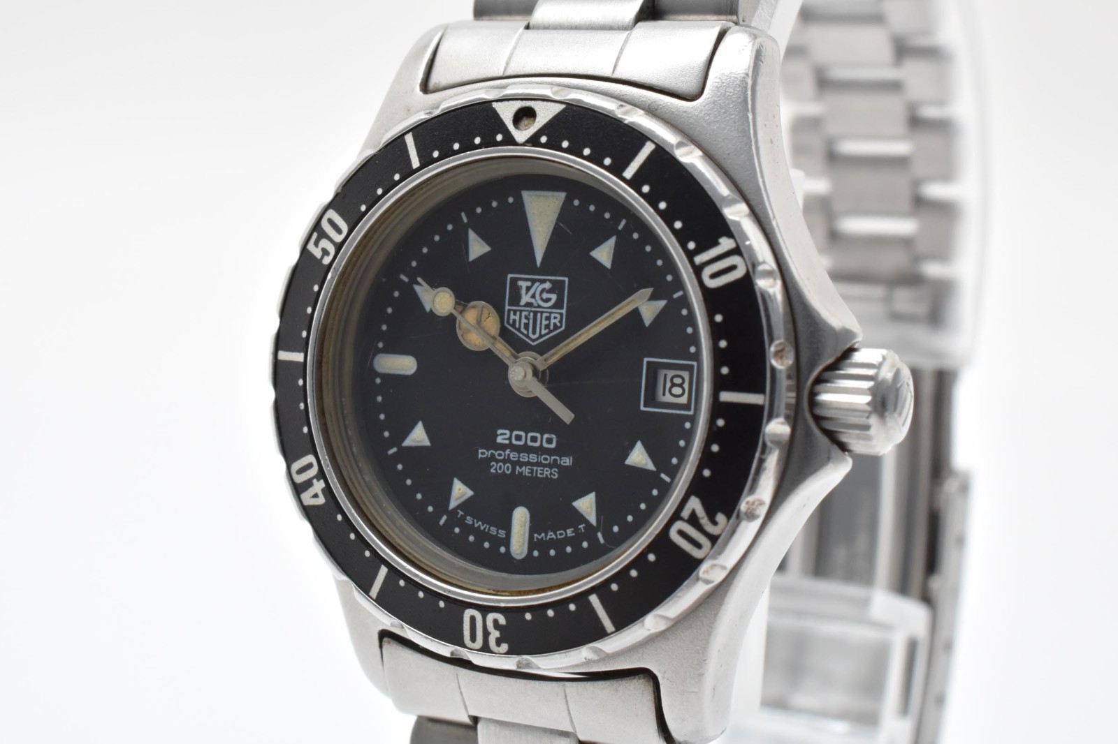 [Exc+5] Tag Heuer Professional 973.008 Black Dial Quartz Watch