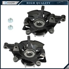 Pair Front Wheel Hub Bearing Knuckles For Mazda Cx-7 2007-2012 Cx-9 2007-2015