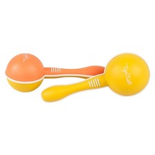 Tiger Tribe Maracas - 2 Piece Baby Maracas Eco Friendly Bio Plastic 1 Year Old +