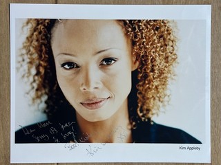 Hand Signed 10x8 Photo Kim Appleby