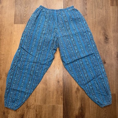 Vtg 80s 90s Baggy Pants Mens Muscle Gym Work Out parachute MC