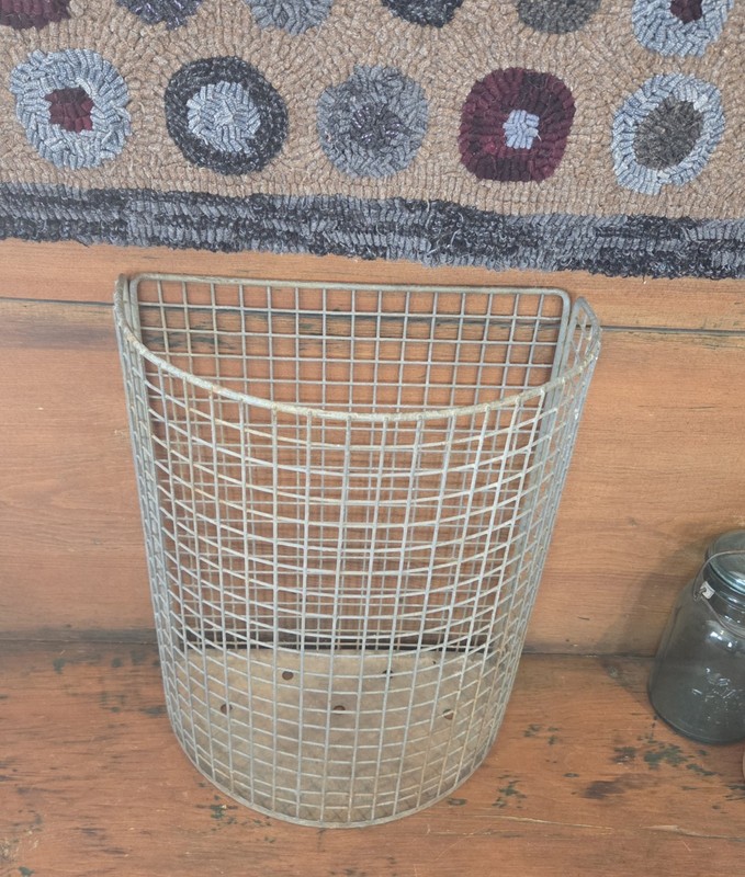 Vintage Metal Hanging Basket