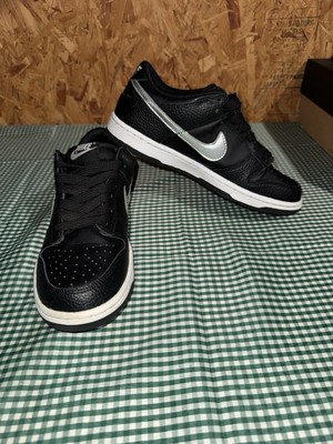 Size 6.5y - Nike Dunk Low GS NBA 75th Anniversary Spurs Black Chrome