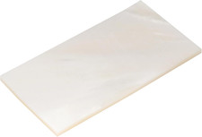 Pro Natural Mother of Pearl Guitar Inlay Material Blank Sheet 50X25X2Mm, White P