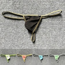 Low Rise Tanga Herren G-String Low Rise Style transparenter Netzstoff Clubwear