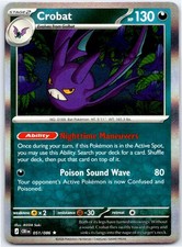 Crobat 051/086 Holo ME04: Chaos Rising NM Pokemon TCG