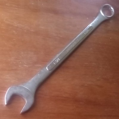 Evercraft 1-3/4'' SAE Combination Wrench Drop Forged Silver 819-9009