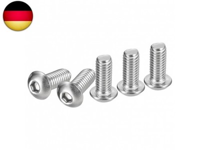 DTGN 3/8-16x7/8'' Innensechskantschrauben mit Flachkopf - 20er Pack - Geeignet