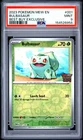 2023 POKEMON MEW EN-151 BEST BUY EXCLUSIVE #001 BULBASAUR PSA 9