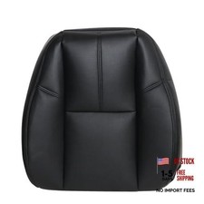 Driver Or Passenger Side Top Lean Back Replacemen Leather Seat Cover Black