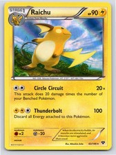 2014 POKEMON RAICHU XY BASE SET 43/146 HOLO R NM A65300 FREE S&H on eBay