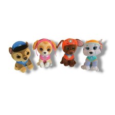 Ty Paw Patrol Beanie Boos Lot Everest Sky Chase Zuma Plush Stuffed Animal 6  