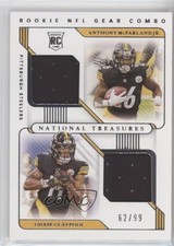 2020 Panini National Treasures 62/99 Anthony McFarland Jr Chase Claypool 00d2