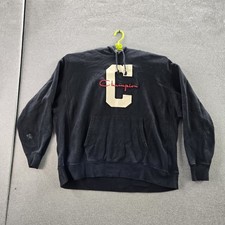 Champion Reverse Weave Men Hoodie 3XL Black Fleece Logo READ
