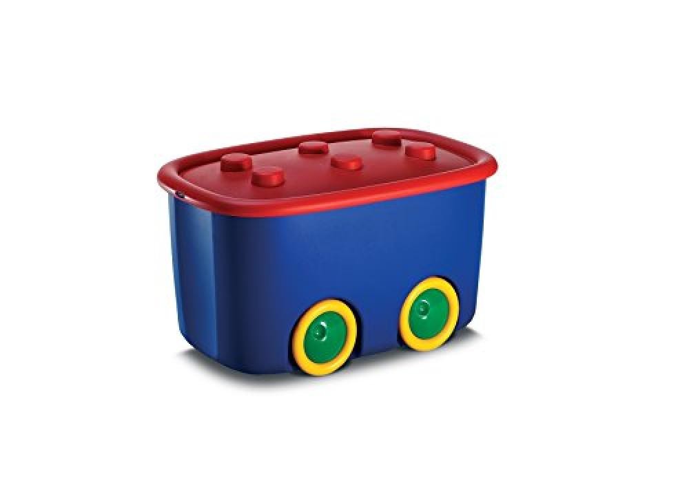 OFFERTA Kis Funny Box L Arlecchino - Contenitore 46L con Ruote