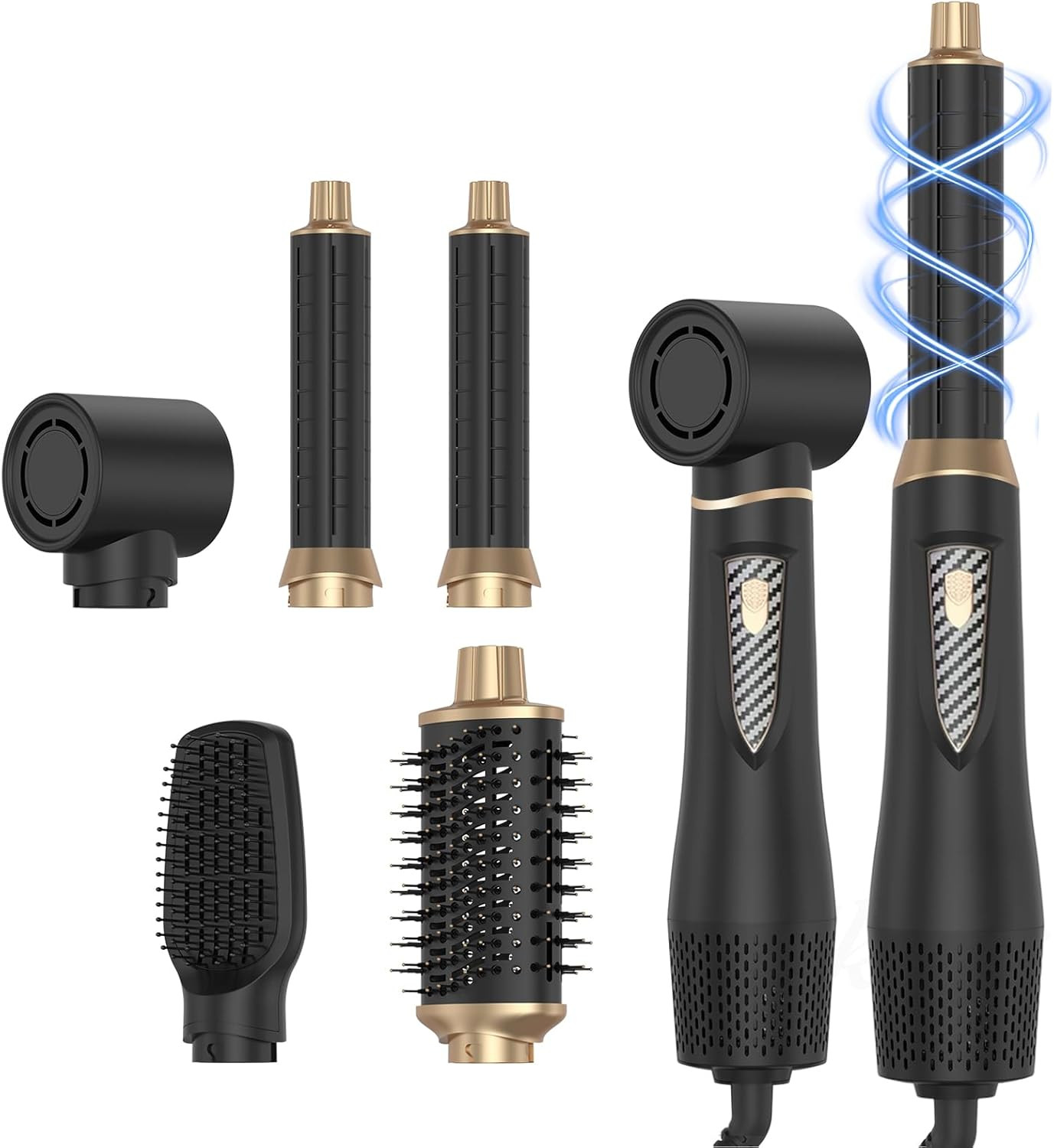 Set 5 in 1 Spazzola Ad Aria Calda 1000W: Piega Professionale a Casa