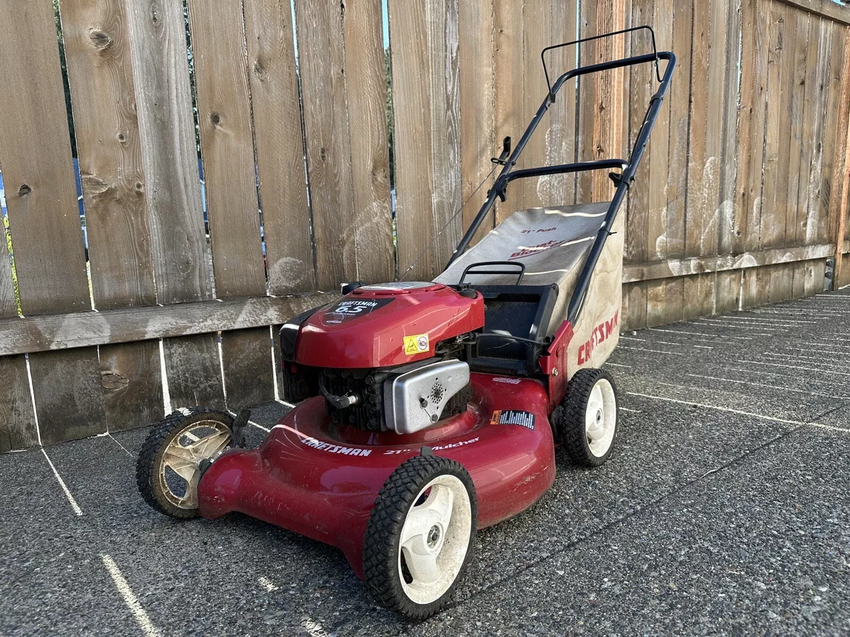 Push along online mower