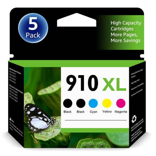 910XL 910-XL Black Color Compatible Ink For HP 8010 8012 8015 8018 8022 8024 Lot - Picture 13 of 13