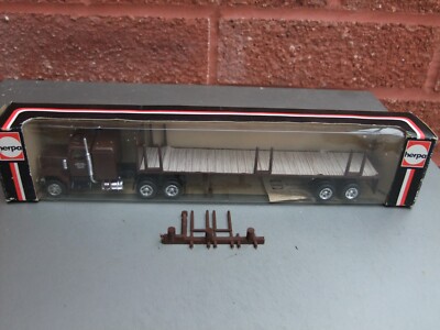 Chevrolet Bison with Stake Bed Trailer - Herpa HO 1/87 Run Line Dakota OVP