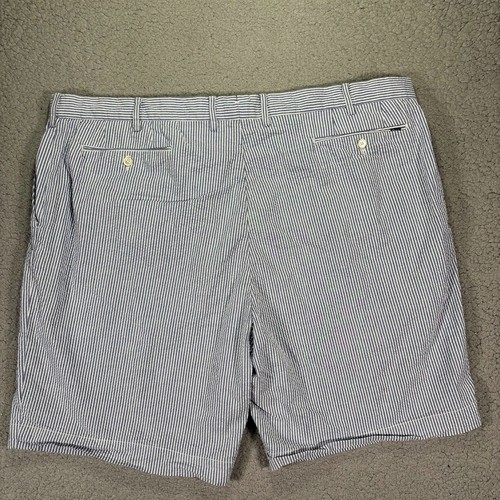 Polo Ralph Lauren Stretch Classic Fit Seersucker shorts Blue 46B Stretch Golf - Picture 2 of 11