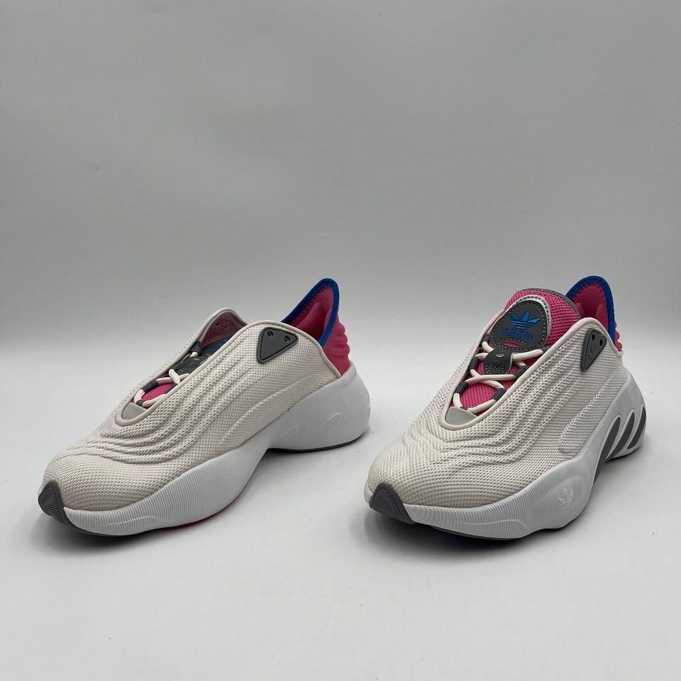 Adidas Women's Size 8 adiFOM SLTN White Grey Pink Low Top Casual