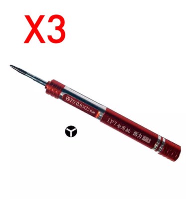 X3 Y0.6mm/Y000 Tripoint Screwdriver For iPhone 7 8 XS 11 12 13 14 15 SE pro max